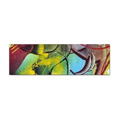 Detail Of A Bright Abstract Painted Art Background Texture Colors Sticker Bumper (10 Pack) by Ndabl3x