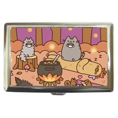 Pusheen Cute Fall The Cat Cigarette Money Case by Ndabl3x