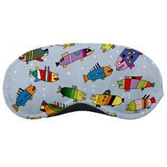 Fish Ocean Sea Water Diving Blue Sleep Mask by Ndabl3x