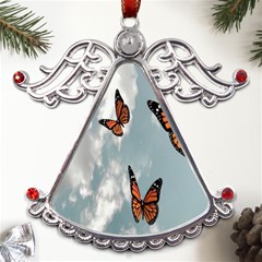 Aesthetic Butterfly , Butterflies, Nature, Metal Angel With Crystal Ornament by nateshop