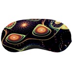 Psychedelic Trippy Abstract 3d Digital Art Sleep Mask Front