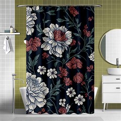 Flower Pattern Shower Curtain 48  X 72  (small)  by Bedest