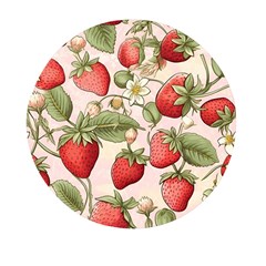 Strawberry Fruit Mini Round Pill Box (pack Of 5) by Bedest