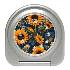 Flower Pattern Spring Travel Alarm Clock by Bedest