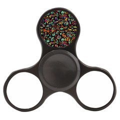 Multicolored Doodle Abstract Colorful Multi Colored Finger Spinner by Grandong