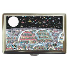 Abstract Painting Space Cartoon Cigarette Money Case by Grandong