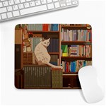 Library Aesthetic Large Mousepad Front