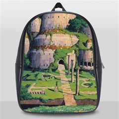 Painting Scenery School Bag (large) by Sarkoni