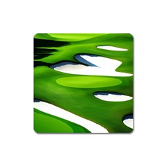 Golf Course Par Green Square Magnet by Sarkoni