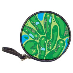 Golf Course Par Golf Course Green Classic 20-cd Wallets by Sarkoni