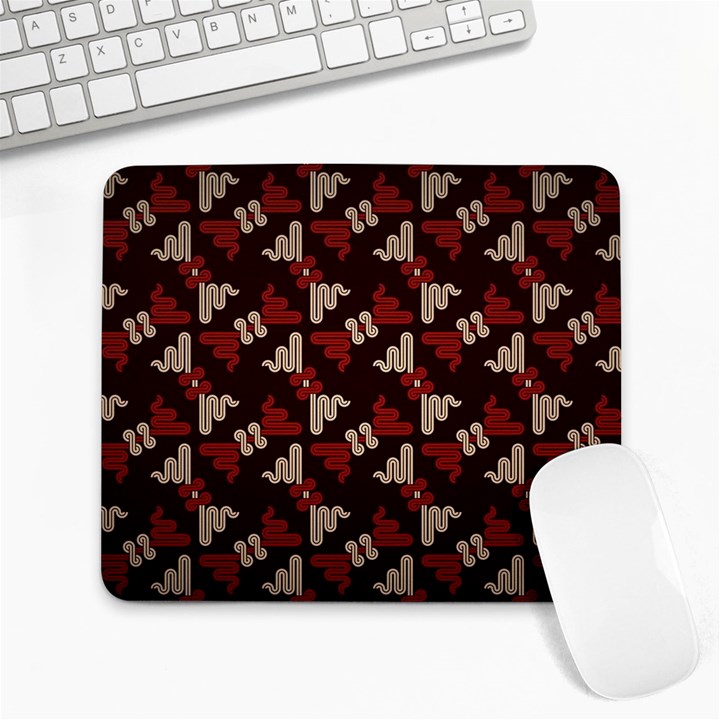 Oriental Dragon Motif Pattern Large Mousepad