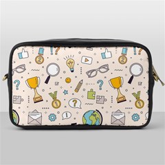 Quiz Backgrounds Ans Seamless Toiletries Bag (one Side) by Grandong