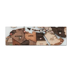 3d Vintage World Map Sticker Bumper (100 Pack) by Grandong