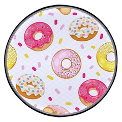 Vector Donut Seamless Pattern Wireless Fast Charger(black) by Grandong