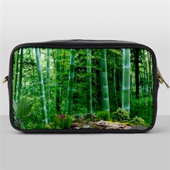 Bamboo Forest Squid Family Toiletries Bag (one Side) by Grandong