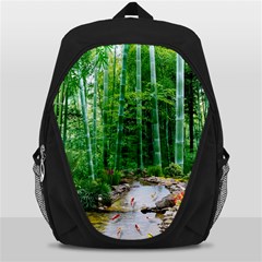 Bamboo Forest Squid Family Backpack Bag by Grandong