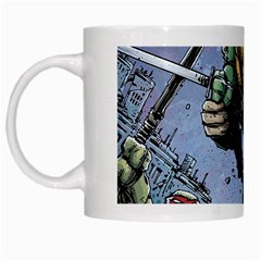 Teenage Mutant Ninja Turtles Comics White Mug by Sarkoni