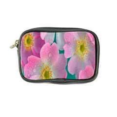 Pink Neon Flowers, Flower Coin Purse by nateshop