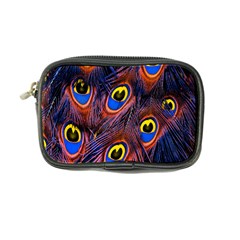 Peacock-feathers,blue,yellow Coin Purse by nateshop