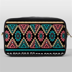 Aztec Wallpaper Toiletries Bag (one Side) by nateshop