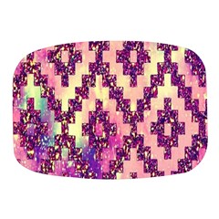 Cute Glitter Aztec Design Mini Square Pill Box by nateshop