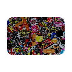 Sticker Bomb, Art, Cartoon, Dope Open Lid Metal Box (silver)   by nateshop