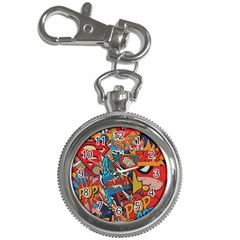 Comic Cartoon Pattern Key Chain Watches by pakminggu