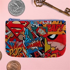 Comic Cartoon Pattern Large Coin Purse by pakminggu