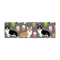 Welsh Corgi Dog Boba Tea Bubble Kawaii Sticker Bumper (100 Pack) by Grandong