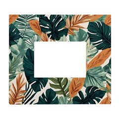 Tropical Leaf White Wall Photo Frame 5  X 7  by Jack14