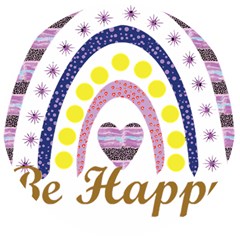 Be Happy T- Shirt Be Happy T- Shirt Yoga Reflexion Pose T- Shirtyoga Reflexion Pose T- Shirt Wooden Bottle Opener (round) by hizuto