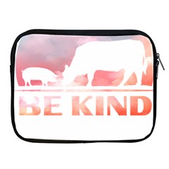 Be Kind To Animals Or Ill Kill You T- Shirt Vegan Be Kind Farm Animal Design Dairy Cow And Pig T- Sh Yoga Reflexion Pose T- Shirtyoga Reflexion Pose T- Shirt Apple Ipad 2/3/4 Zipper Cases by hizuto