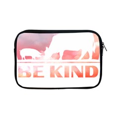 Be Kind To Animals Or Ill Kill You T- Shirt Vegan Be Kind Farm Animal Design Dairy Cow And Pig T- Sh Yoga Reflexion Pose T- Shirtyoga Reflexion Pose T- Shirt Apple Ipad Mini Zipper Cases by hizuto