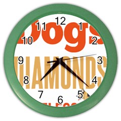 Best Friend T- Shirt Cool Dog Pet Saying T- Shirt (3) Yoga Reflexion Pose T- Shirtyoga Reflexion Pose T- Shirt Color Wall Clock by hizuto