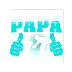 Best Papa Ever T- Shirt Best Papa Ever T- Shirt Yoga Reflexion Pose T- Shirtyoga Reflexion Pose T- Shirt Square Satin Scarf (30  X 30 ) by hizuto