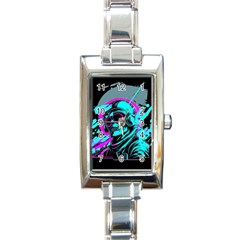 Aesthetic Art  Rectangle Italian Charm Watch by Internationalstore