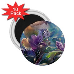 Abstract Blossoms  2 25  Magnets (10 Pack)  by Internationalstore