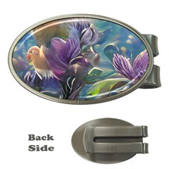 Abstract Blossoms  Money Clips (oval)  by Internationalstore