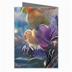 Abstract Blossoms  Greeting Card Right