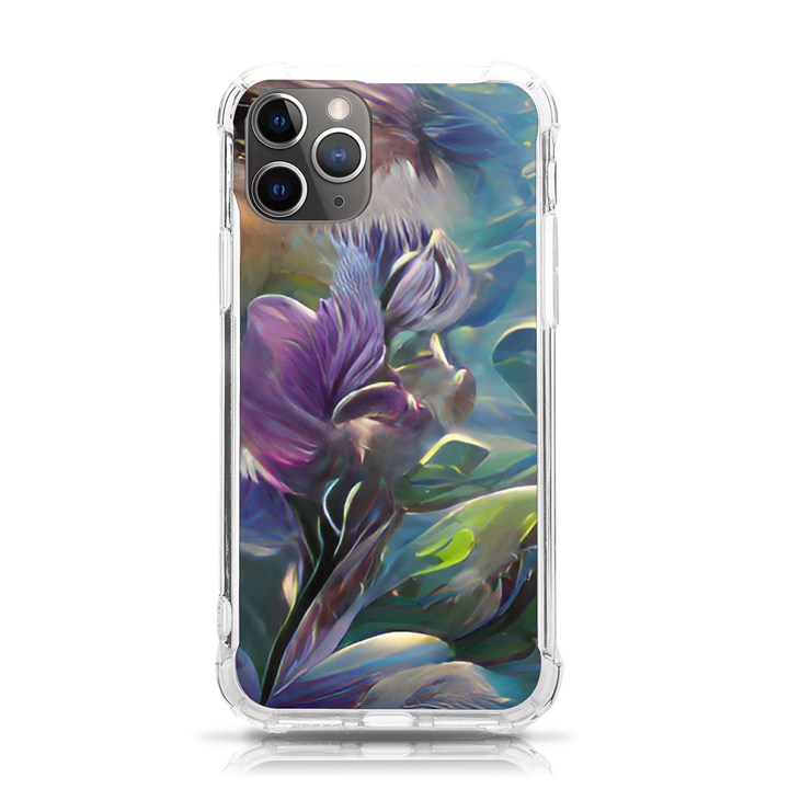 Abstract Blossoms  iPhone 11 Pro 5.8 Inch TPU UV Print Case