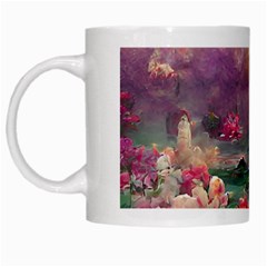 Abstract Flowers  White Mug by Internationalstore