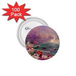 Abstract Flowers  1.75  Buttons (100 pack)  Front