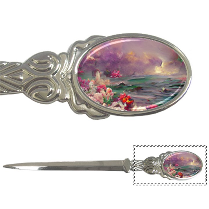 Abstract Flowers  Letter Opener