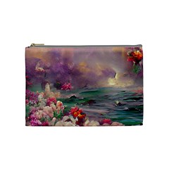 Abstract Flowers  Cosmetic Bag (medium) by Internationalstore