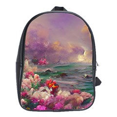 Abstract Flowers  School Bag (large) by Internationalstore