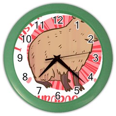 Capybara Art T- Shirt I Just Really Like Capybaras O K  T- Shirt Yoga Reflexion Pose T- Shirtyoga Reflexion Pose T- Shirt Color Wall Clock by hizuto