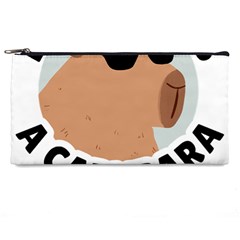 Capybara T- Shirt Be As Cool As A Capybara- A Cute Funny Capybara Wearing Sunglasses T- Shirt Yoga Reflexion Pose T- Shirtyoga Reflexion Pose T- Shirt Pencil Case by hizuto