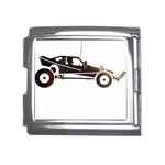 Vintage Rc Cars T- Shirt Grunge Vintage Modelcar Classic Rc Buggy Racing Cars Addict T- Shirt (1) Mega Link Italian Charm (18mm) Front