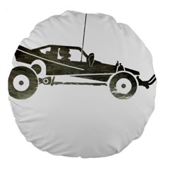 Vintage Rc Cars T- Shirt Vintage Sundown Retro Rc Buggy Racing Cars Addict T- Shirt Large 18  Premium Round Cushions by ZUXUMI