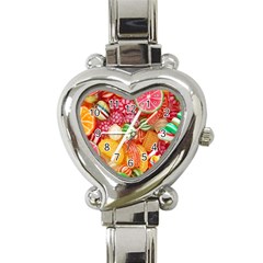 Aesthetic Candy Art Heart Italian Charm Watch by Internationalstore